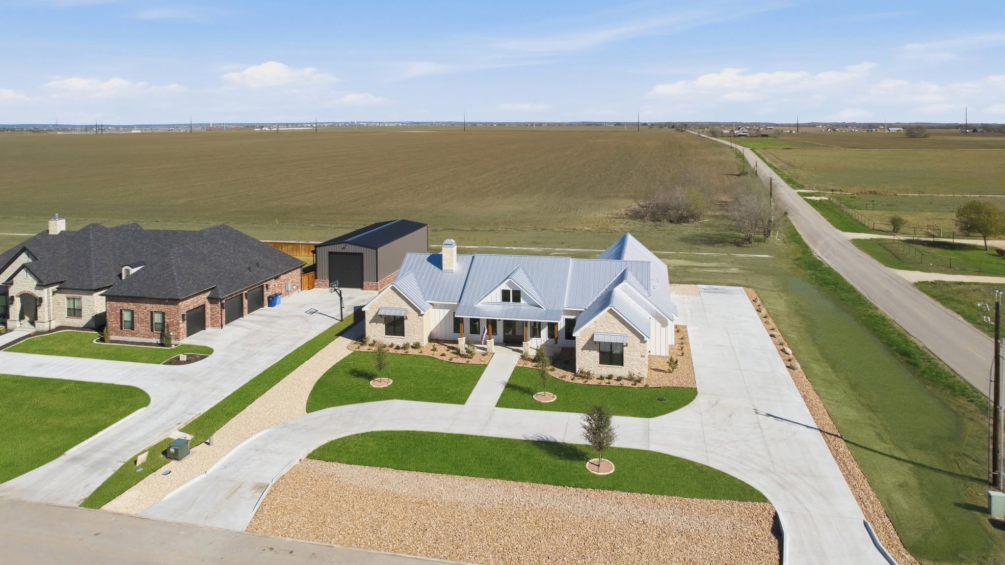 A new custom home in Seguin, finished on all four sides